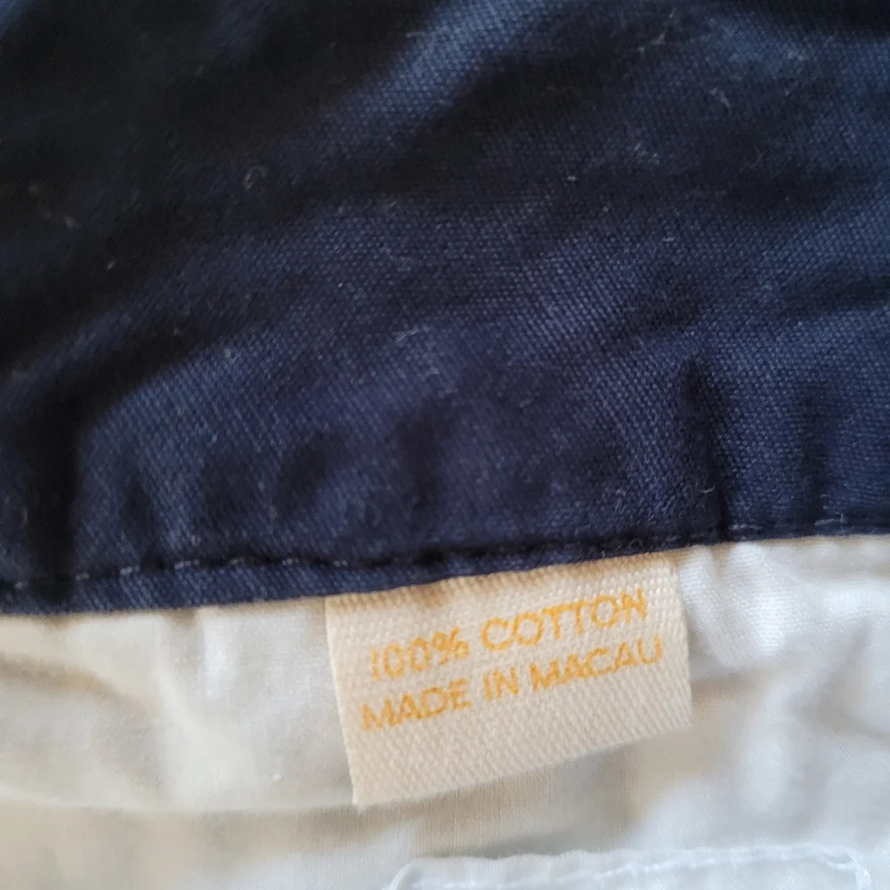 J. Crew Navy Blue Chino Classic Twill Cotton Shorts City Fit Size Women's 0 - Picture 8 of 8
